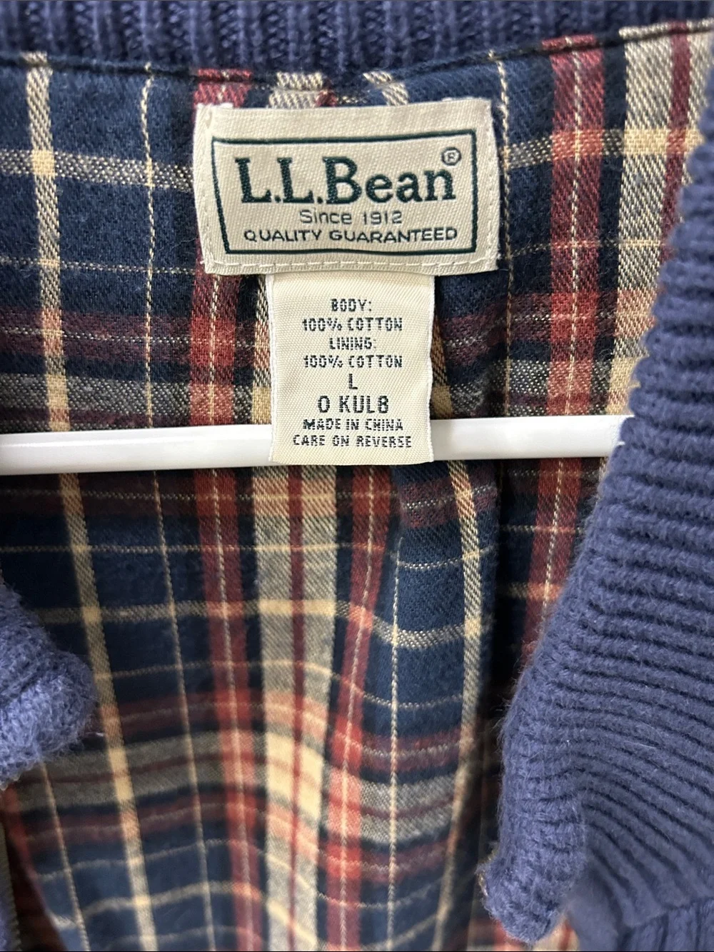 L.L. Bean classic ribbed
